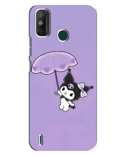 Чехол для TECNO Spark GO (2021) с картинкой «Kuromi с зонтиком»