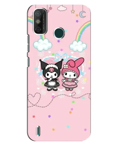 Чехол для TECNO Spark GO (2021) с картинкой «My Melody и Kuromi»