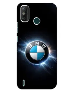 Чехол для TECNO Spark GO (2021) с картинкой «BMW — неоновое сияние»