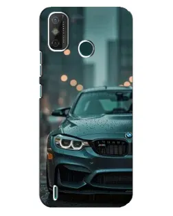 Чехол для TECNO Spark GO (2021) с картинкой «BMW в огнях города»