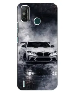 Чехол для TECNO Spark GO (2021) с картинкой «BMW сквозь туман»