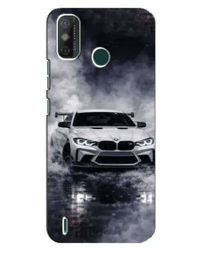 Чехол для TECNO Spark GO (2021) с картинкой «BMW сквозь туман»