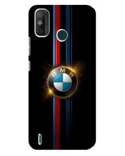 Чехол для TECNO Spark GO (2021) с картинкой «BMW M-Power неон»