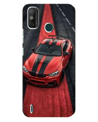 Чехол для TECNO Spark GO (2021) с картинкой «BMW на красной дорожке»