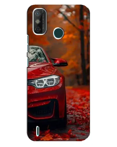 Чехол для TECNO Spark GO (2021) с картинкой «Осенняя BMW M4»