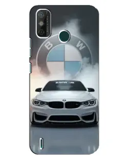 Чохол для TECNO Spark GO (2021) з картинкою «BMW в білому диму»