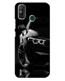 Чохол для TECNO Spark GO (2021) з картинкою «Чорна BMW — профіль»