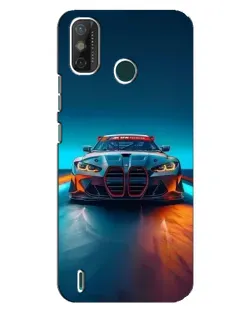 Чохол для TECNO Spark GO (2021) з картинкою «BMW — вогні неону»