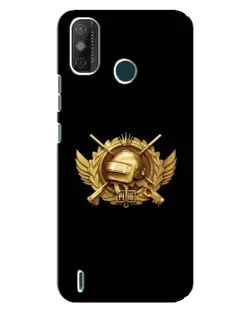 Чехол для TECNO Spark GO (2021) с картинкой «PUBG — оранжевый градиент»