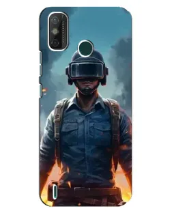 Чехол для TECNO Spark GO (2021) с картинкой «PUBG — реалистичный герой»