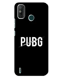 Чехол для TECNO Spark GO (2021) с картинкой «PUBG — белый логотип»