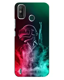 Чехол для TECNO Spark GO (2021) с картинкой «PUBG — огненный воин»
