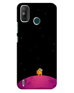 Чехол для TECNO Spark GO (2021) с картинкой «Одинокий герой на планете»