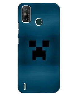 Чехол для TECNO Spark GO (2021) с картинкой «Крипер текстура»