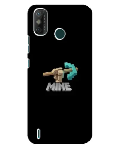 Чехол для TECNO Spark GO (2021) с картинкой «Алмазная кирка»