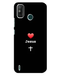 Чохол для TECNO Spark GO (2021) з картинкою «Серце - Jesus»