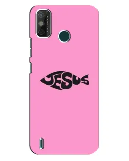 Чохол для TECNO Spark GO (2021) з картинкою «Рожевий символ Jesus»