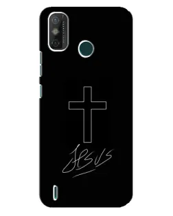 Чохол для TECNO Spark GO (2021) з картинкою «Графічний хрест Jesus» Чохол для TECNO Spark GO (2021) з картинкою «Графічний хрест Jesus»