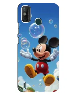 Чехол для TECNO Spark GO (2021) с картинкой «Mickey и мыльные пузыри»