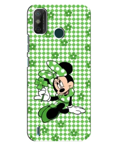 Чехол для TECNO Spark GO (2021) с картинкой «Mickey в клетку»