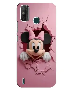 Чехол для TECNO Spark GO (2021) с картинкой «Минни сквозь стену»