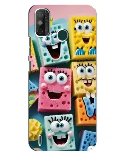 Чехол для TECNO Spark GO (2021) с картинкой «Цветные губки»