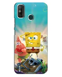 Чехол для TECNO Spark GO (2021) с картинкой «Спанч Боб победитель»