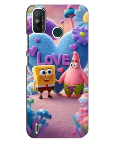 Чехол для TECNO Spark GO (2021) с картинкой «Губка Боб Патрик»