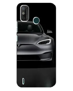 Чехол для TECNO Spark GO (2021) с картинкой «Tesla Model S Look»