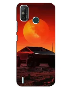 Чехол для TECNO Spark GO (2021) с картинкой «Cybertruck на Марсе»