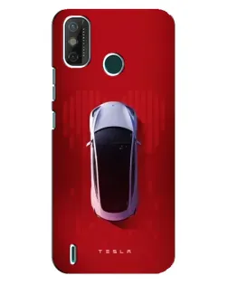 Чехол для TECNO Spark GO (2021) с картинкой «Tesla Top View»