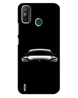 Чехол для TECNO Spark GO (2021) с картинкой «Фары Tesla Night»