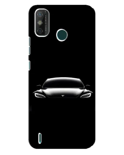 Чехол для TECNO Spark GO (2021) с картинкой «Фары Tesla Night»