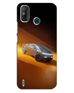 Чехол для TECNO Spark GO (2021) с картинкой «Cybertruck в пустыне»