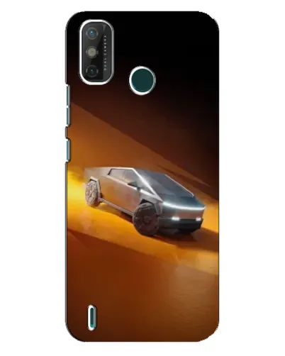 Чехол для TECNO Spark GO (2021) с картинкой «Cybertruck в пустыне»
