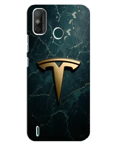 Чехол для TECNO Spark GO (2021) с картинкой «Мраморная Tesla Gold»