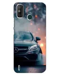 Чехол для TECNO Spark GO (2021) с картинкой «Mercedes — ночной город»