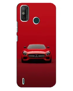 Чехол для TECNO Spark GO (2021) с картинкой «Красный Mercedes AMG»