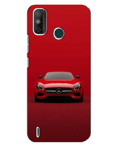 Чехол для TECNO Spark GO (2021) с картинкой «Красный Mercedes AMG»