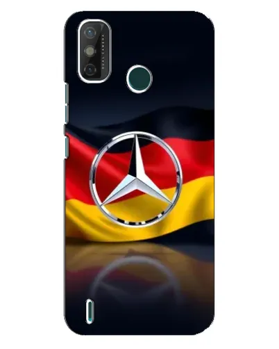 Чехол для TECNO Spark GO (2021) с картинкой «Mercedes — флаг Германии»