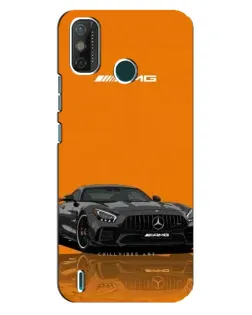 Чехол для TECNO Spark GO (2021) с картинкой «Оранжевый Mercedes AMG»