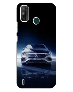 Чехол для TECNO Spark GO (2021) с картинкой «Ночной Mercedes EQ»