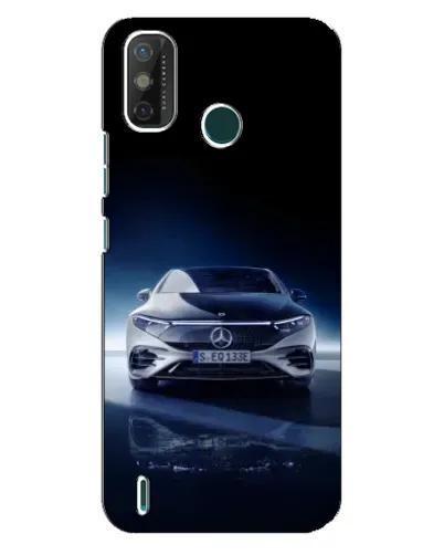 Чехол для TECNO Spark GO (2021) с картинкой «Ночной Mercedes EQ»