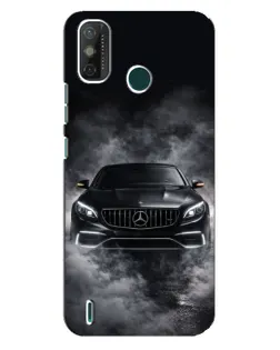 Чехол для TECNO Spark GO (2021) с картинкой «Mercedes в дыму»