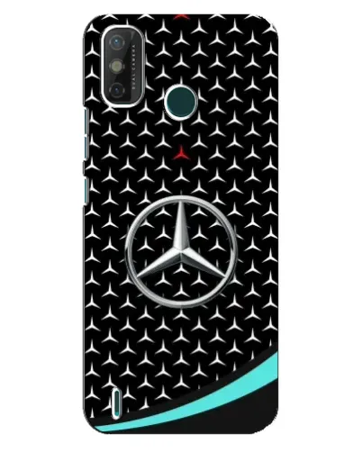 Чехол для TECNO Spark GO (2021) с картинкой «Mercedes — бирюзовый акцент»