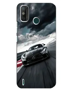 Чехол для TECNO Spark GO (2021) с картинкой «Гоночный Mercedes AMG»