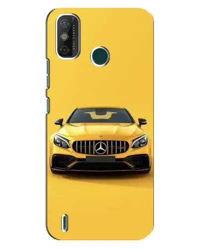 Чехол для TECNO Spark GO (2021) с картинкой «Желтый Mercedes GT»