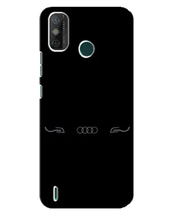Чехол для TECNO Spark GO (2021) с картинкой «Audi — световой подпись»