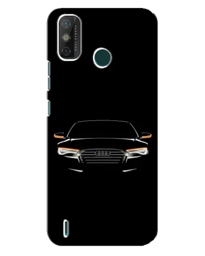 Чехол для TECNO Spark GO (2021) с картинкой «Audi — ночной контур»