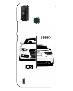 Чехол для TECNO Spark GO (2021) с картинкой «Audi — контрастный дизайн»